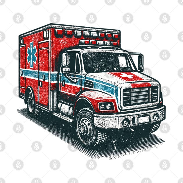 Ambulance by Vehicles-Art