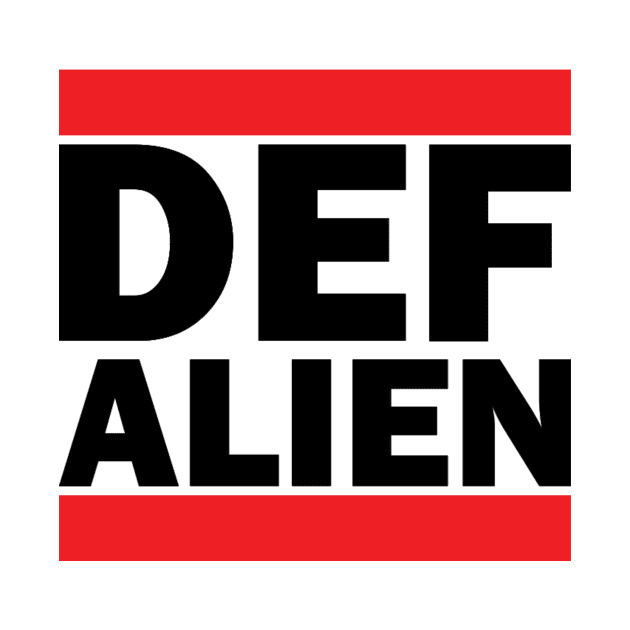 DEF ALIEN DMC (Def Alien RMX Series) black by DEF ALIEN RECORDS