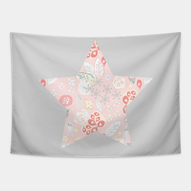 Garden Star Tapestry by SalsySafrano