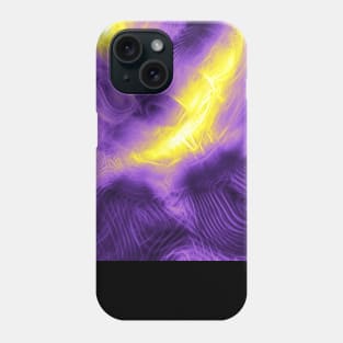Nonbinary Pride Abstract Fractal Fog Phone Case