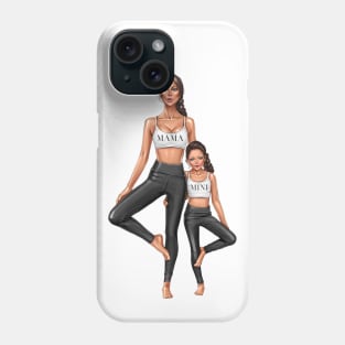 Mommy and Me Yoga Time Phone Case