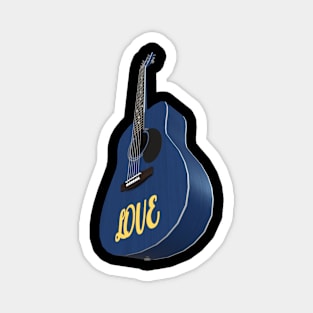 Blue Guitar – Music be the food of love Magnet