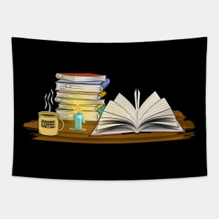 Reading By Candlelight Tapestry