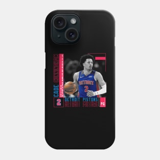 Cade Cunningham Paper Poster Phone Case