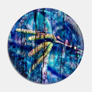 Blue Archetypal Poetry Pin