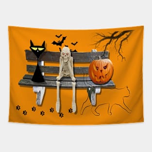 Waiting for Halloween Tapestry