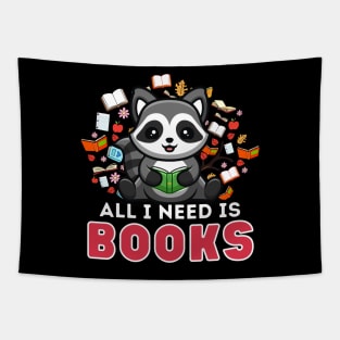 All I need is Books Tapestry