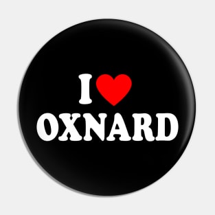 I Heart Oxnard California Pin