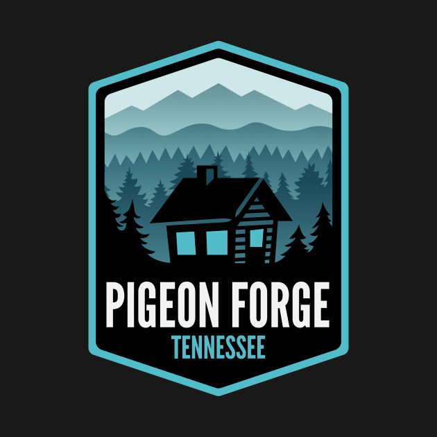 Pigeon Forge Tennessee Mountain Town Cabin by HalpinDesign