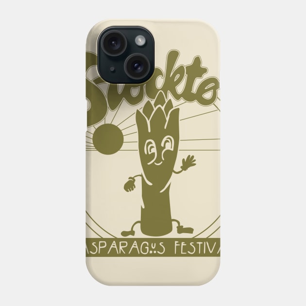 Stockton Asparagus Festival Phone Case by MindsparkCreative