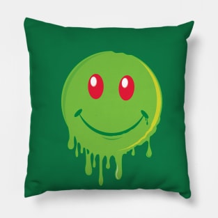 Slimey Smiley Pillow