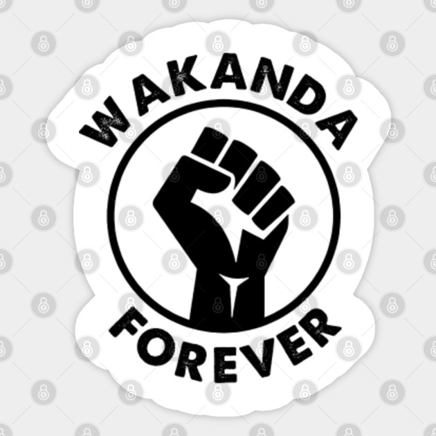 Wakanda Forever Wakanda Forever Sticker Teepublic