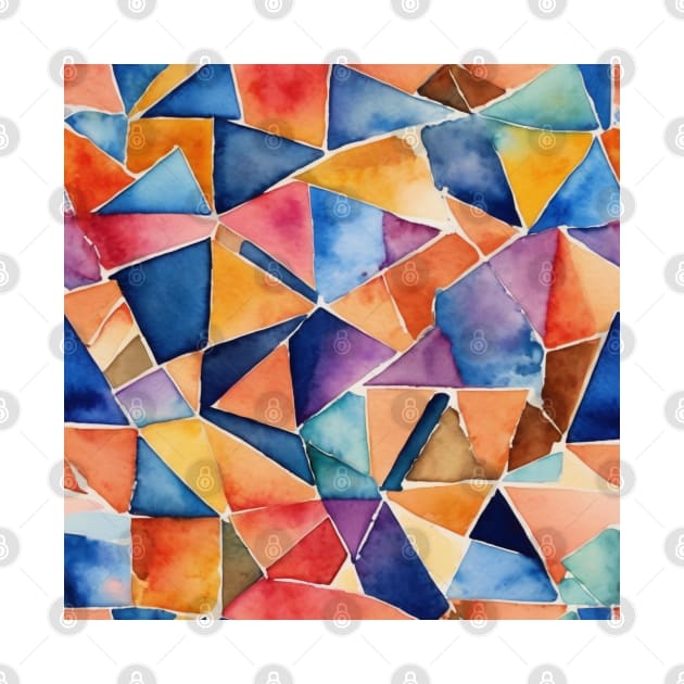 Watercolor Geometric by justrachna