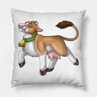 Happy Moo: Blaze Cream Pillow