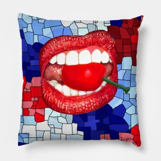 Cherry Lips Pillow