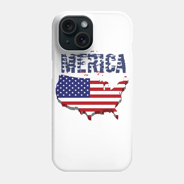 4 of July usa flags  independence day America Phone Case by FouadBelbachir46