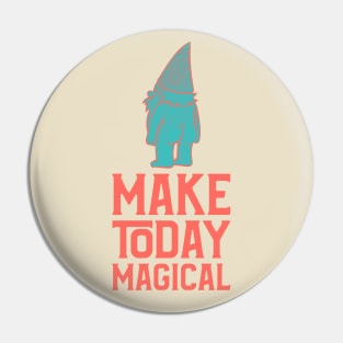 Magic Garden Gnome Funny Pin