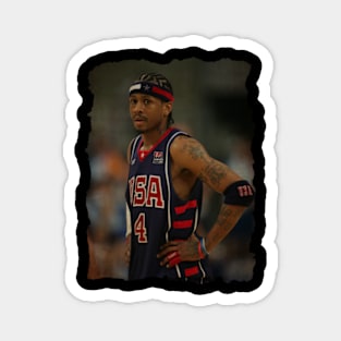 Allen Iverson on Team USA Magnet