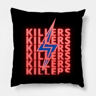 The Killers | design text lights up Pillow