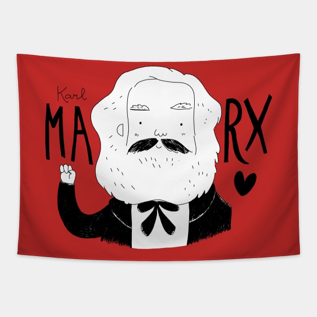 Karl Marx Tapestry by violinoviola