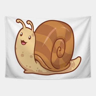 Kawaii snail Tapestry