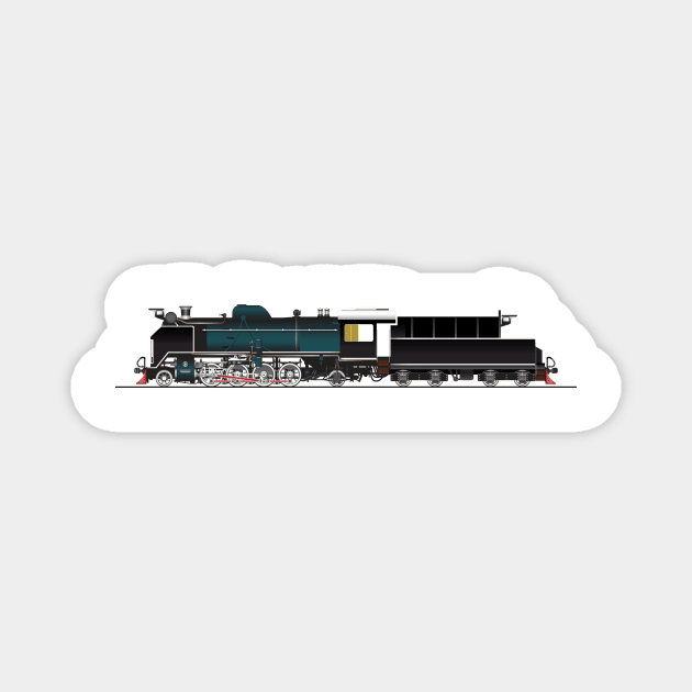 Train locomotive Magnet by Johnny_Sk3tch