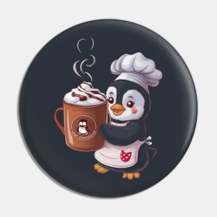 Penguin hot chocolate lover Pin