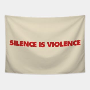 Silence Is Violence Tapestry