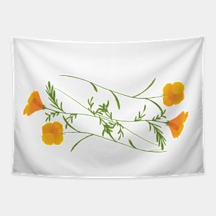 California Poppy Feilds Tapestry