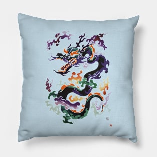 Traditional Shining Dragon Pillow