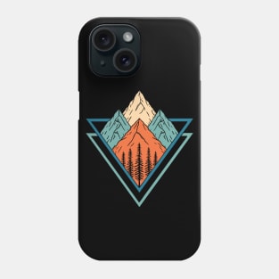 Nature Mountains Triangle Phone Case