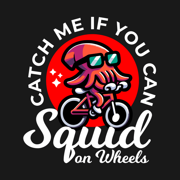 Funny Squid on Wheels by Muslimory