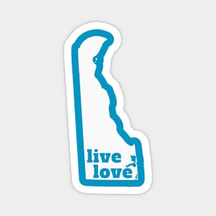 Delaware - Live Love Delaware Magnet