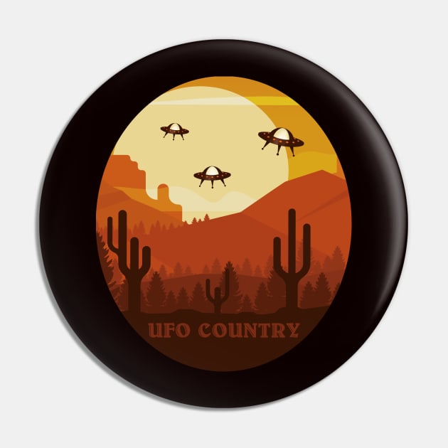 UFO Country Pin by LittleBunnySunshine