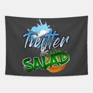 Chris Clark's Twitter & Salad Special! Designed by Jake Iacovetta Tapestry