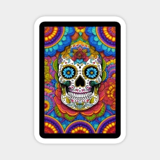 Sugar Skull Art: A Vibrant Celebration of Life and Death Magnet