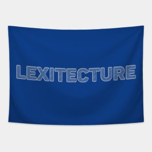 Lexitecture - Title Logo Tapestry