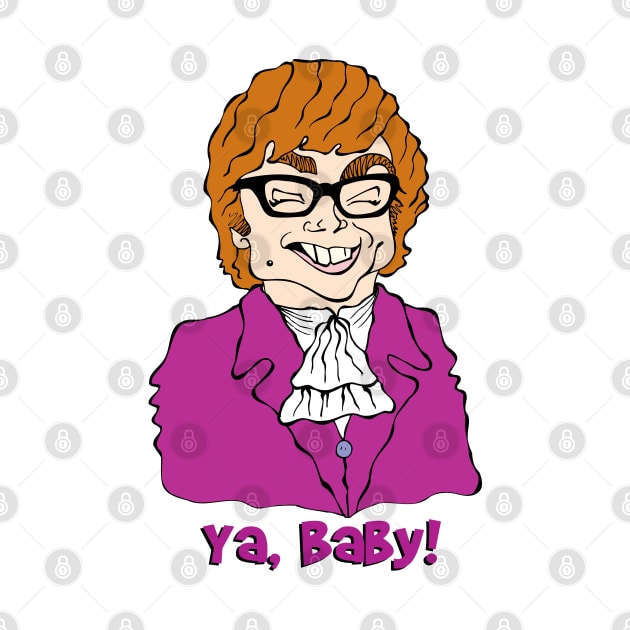 CLASSIC COMEDY CHARACTER AUSTIN POWERS by cartoonistguy