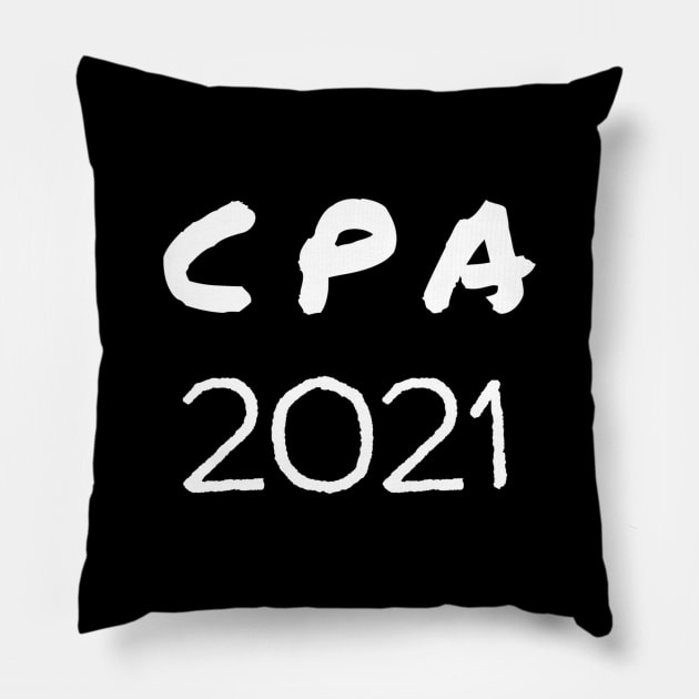 CPA 2021 Pillow by Life of an Accountant