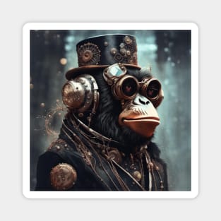 Steampunk Ape No.1 Magnet