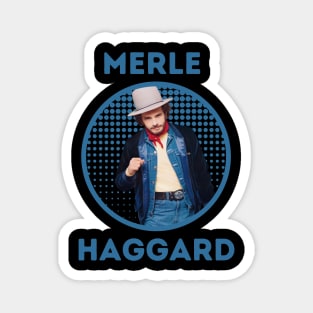merle haggard || green Magnet