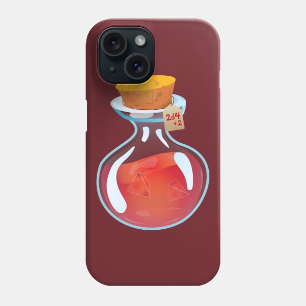 Health Potion 2d4+2 Phone Case by PixelSamuel