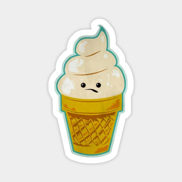 Ice Cream Cone Magnet by zerostreet