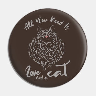 All you need is love and a cat. Pin