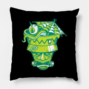 Franken Tiki Cocktail Mug Pillow