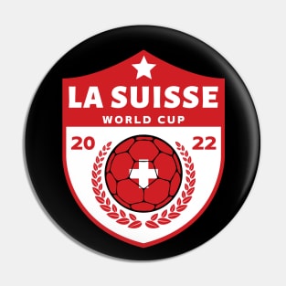 La Suisse Football Pin