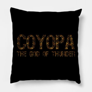 Coyopa The Maya God Of Thunder Pillow