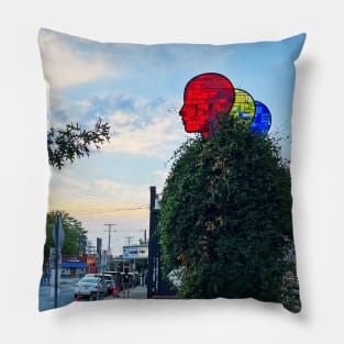 Stained Glass Silhouettes in Charlotte Pillow