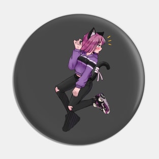 Neko Girl Pin