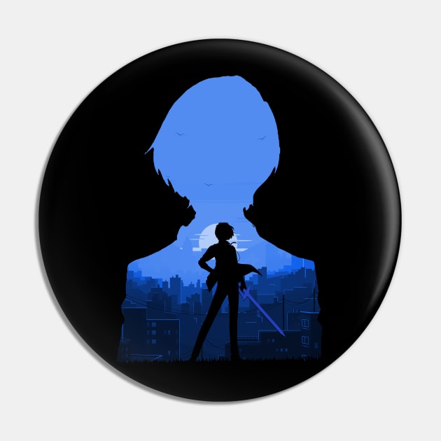 Persona 3 - Makoto Yuki *Negative Illusion* Pin by MyRetroArt